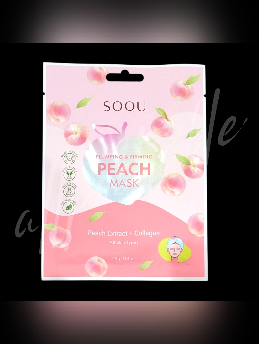 ⭐️$2 Add On⭐️ SOQU Blissful Glow Sheet Mask - Peach